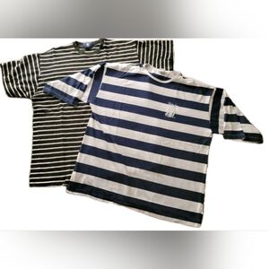 Navy Cutter Holland America Navy & White Nautical T-Shirt Lot Of 2 Size XXL